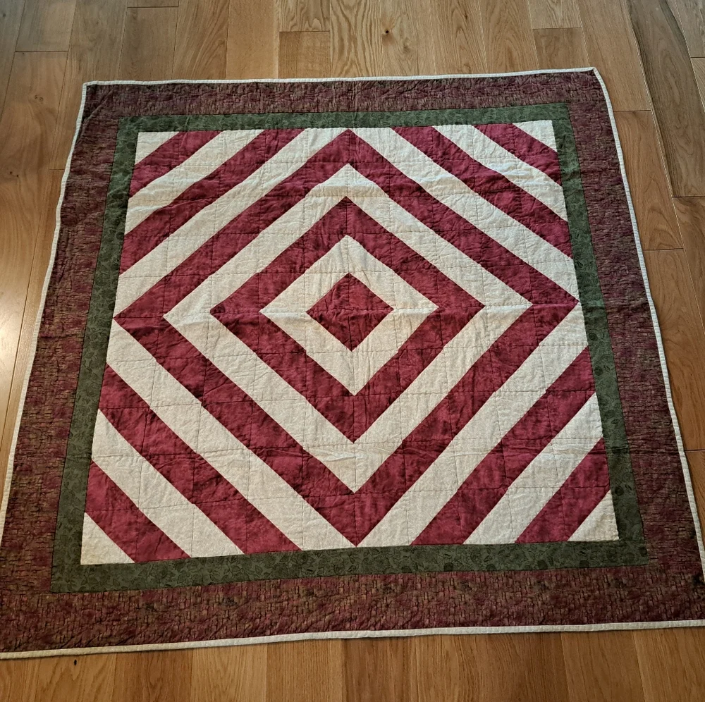 Handmade Lap Quilt Baby Blanket 50